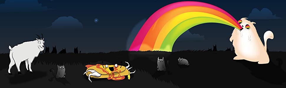its like uno, except there are goats, magical enchiladas and